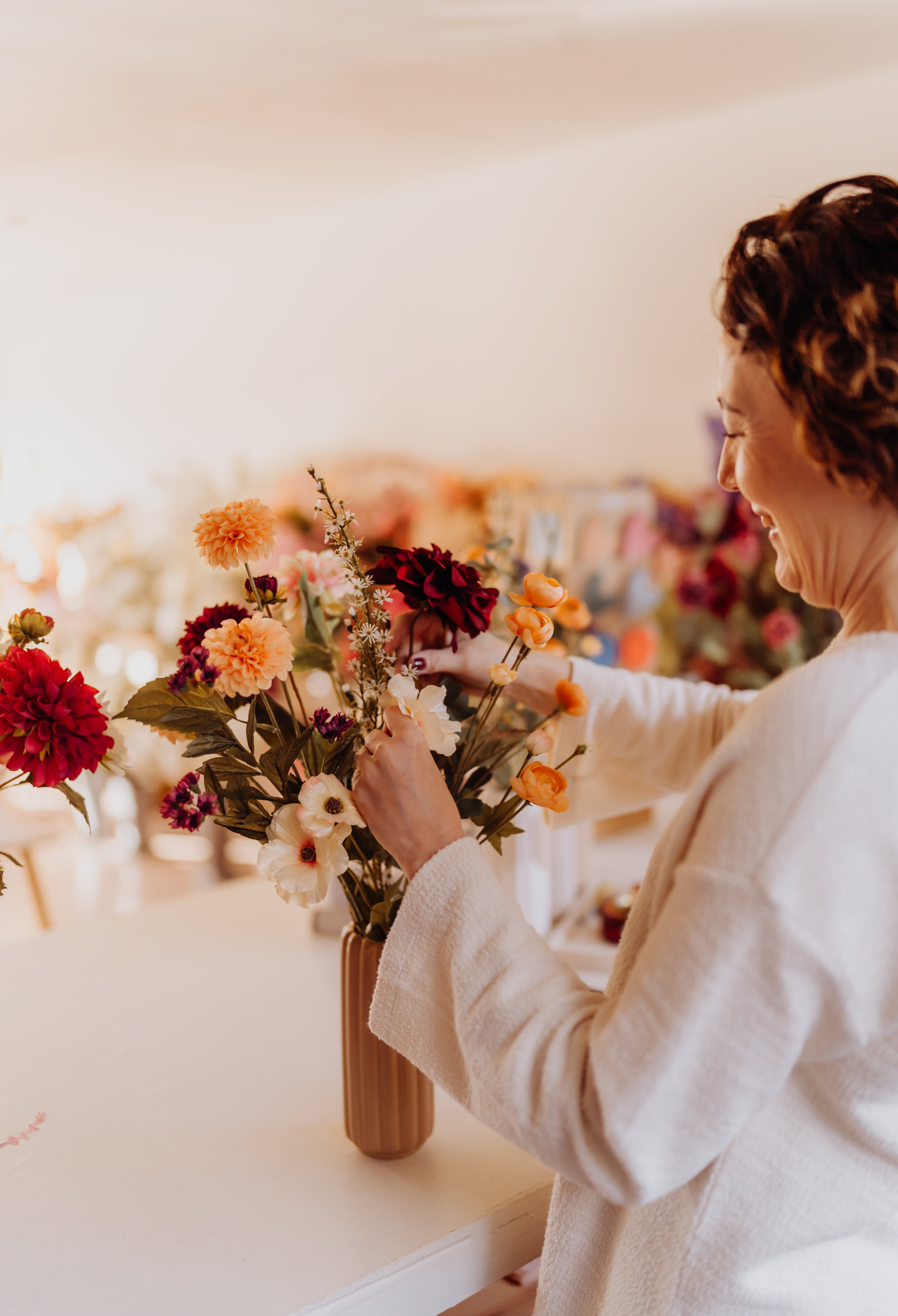 Zijden boeket op maat