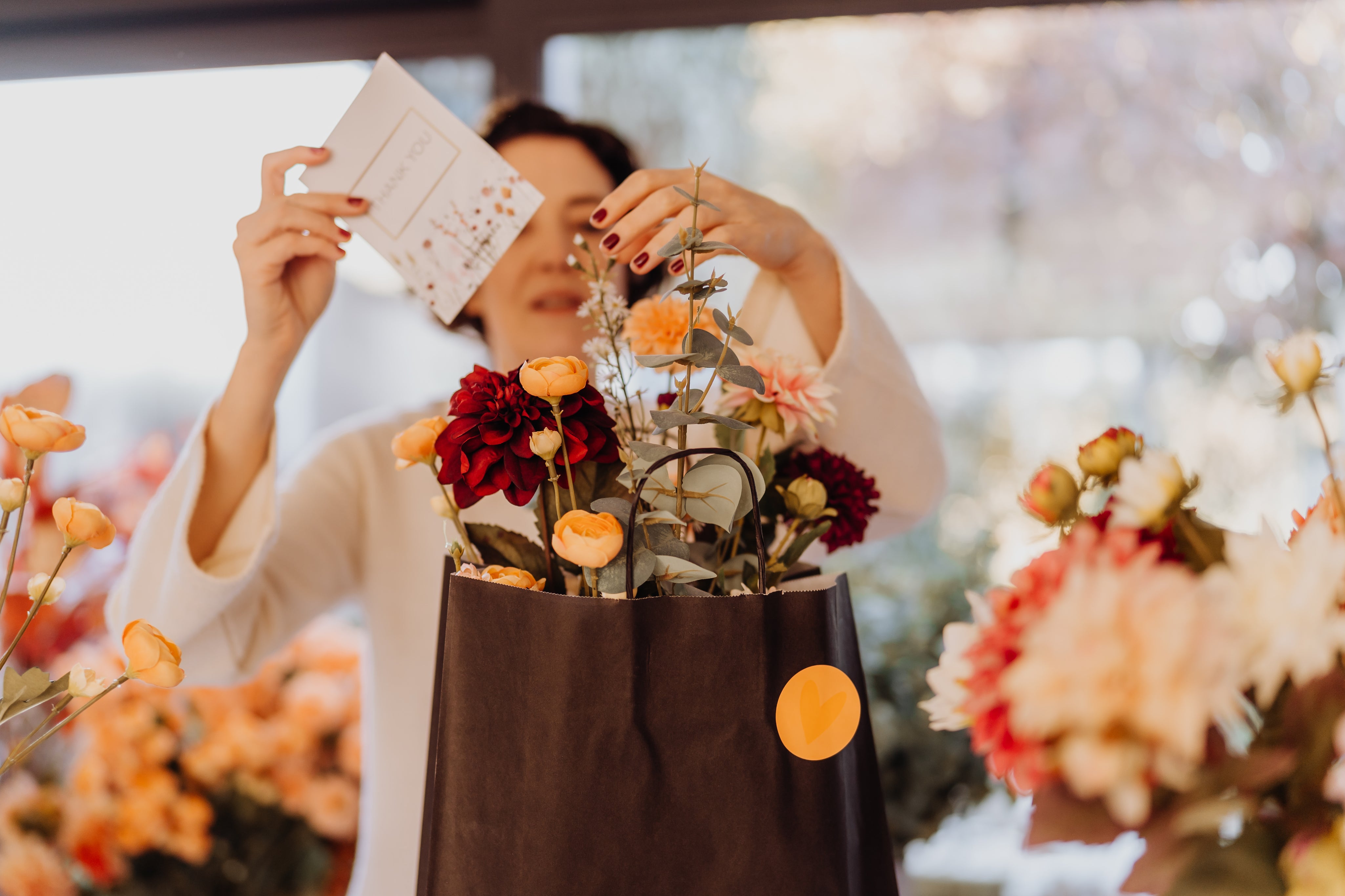 Zijden boeket op maat
