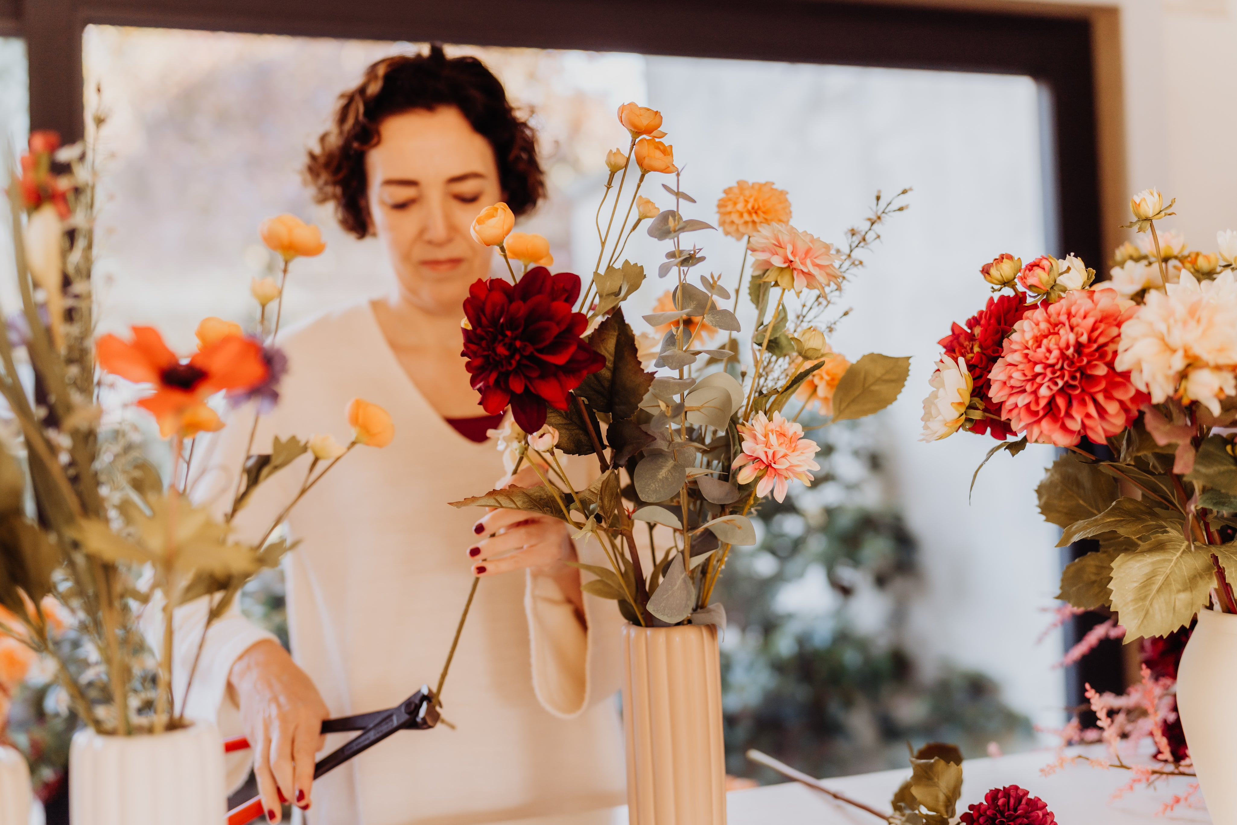 Zijden boeket op maat