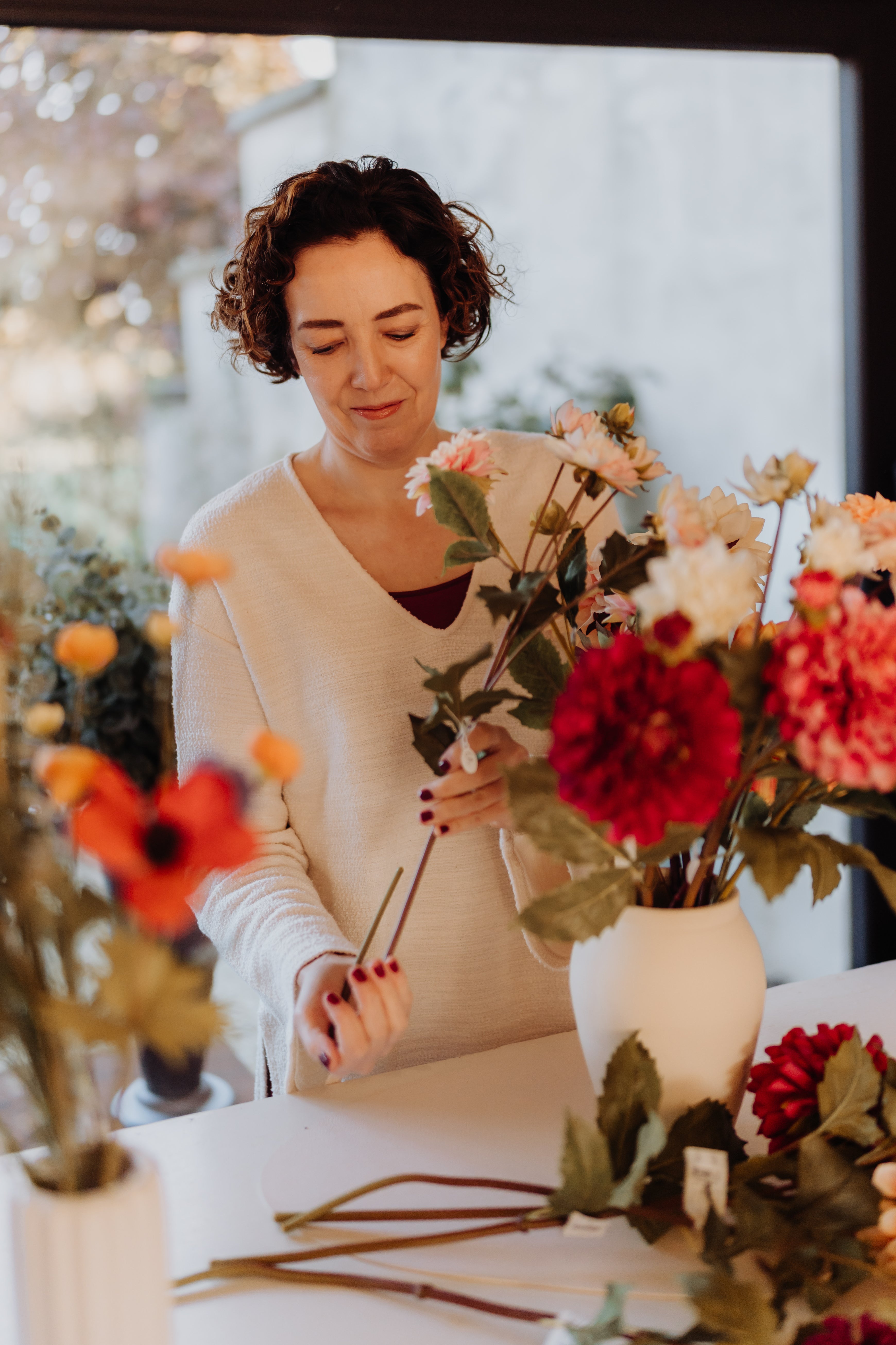 Zijden boeket op maat
