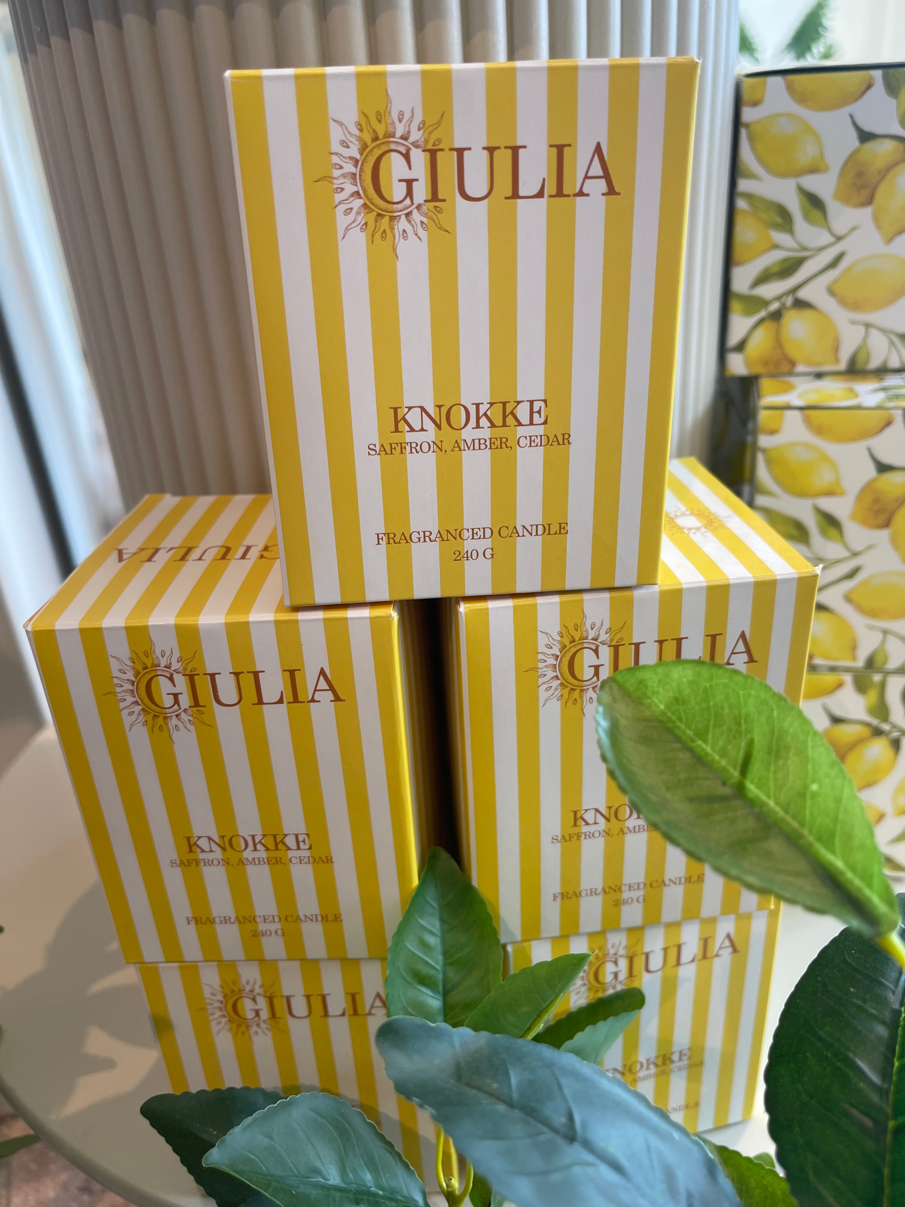 Geurkaars GIULIA - Knokke - Amber & Kruidig