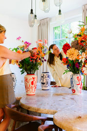 Val Pottery & Julie Loeckx — Vaas Limited Rubi rood