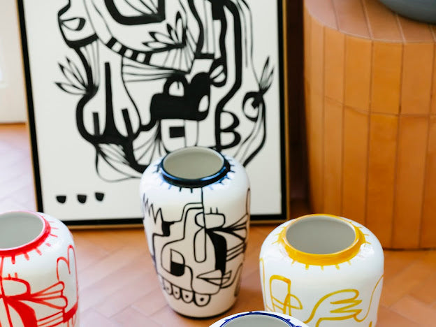 Val Pottery & Julie Loeckx — Vaas Limited Soli geel