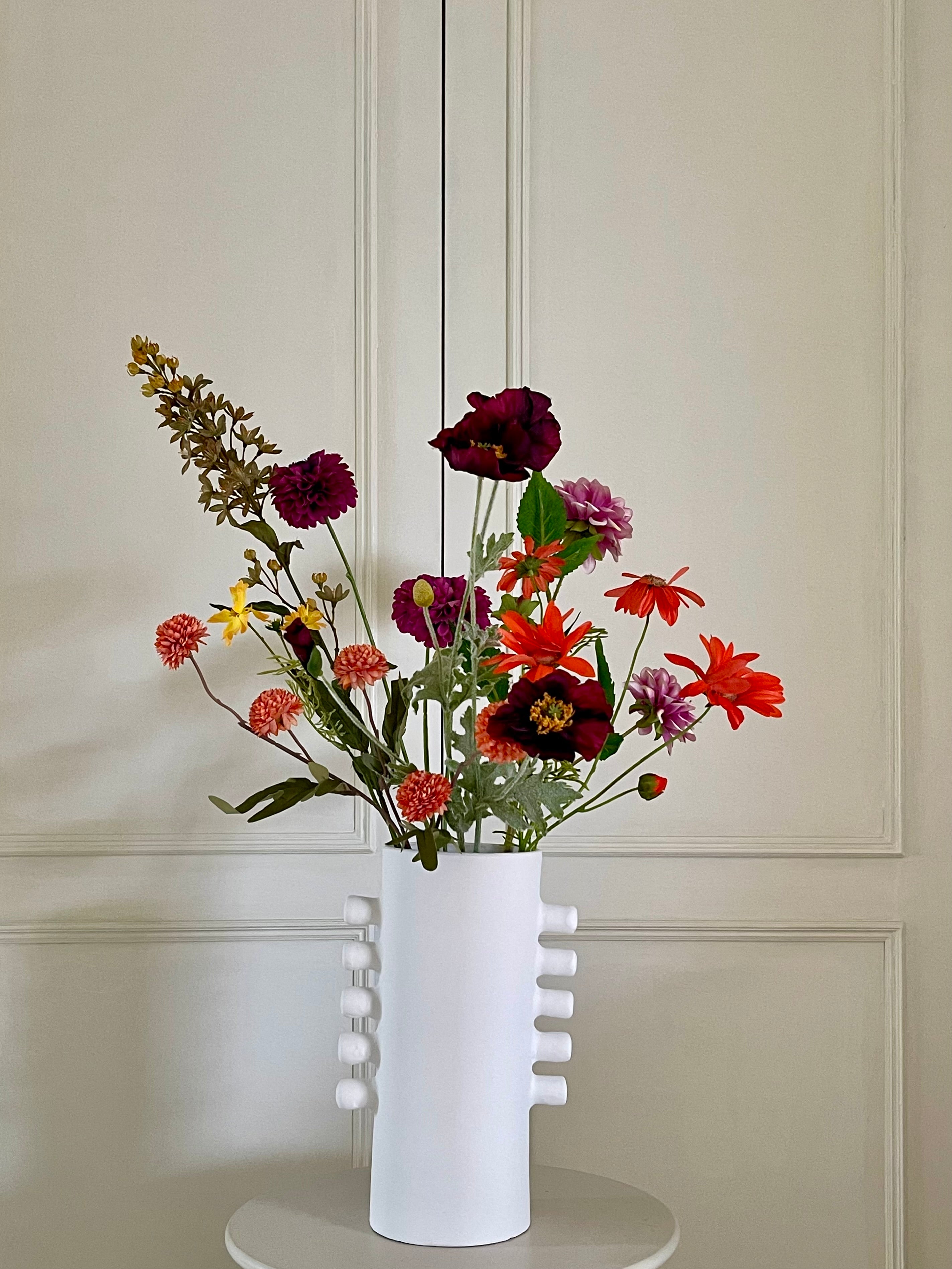 Zijden boeket met vaas Sweater Weather