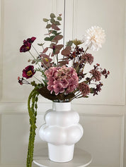 Zijden boeket met vaas Cozy Season