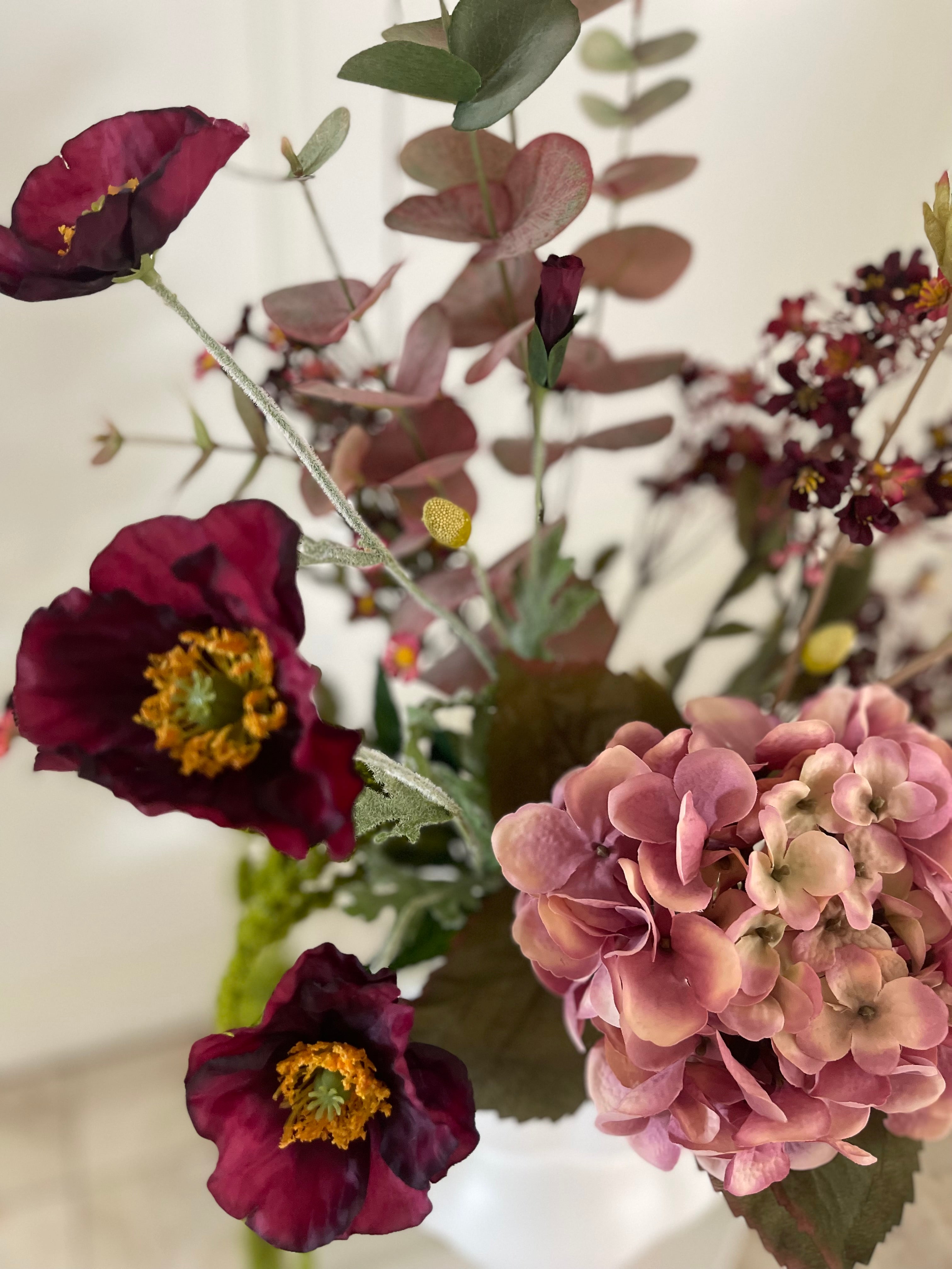 Zijden boeket met vaas Cozy Season