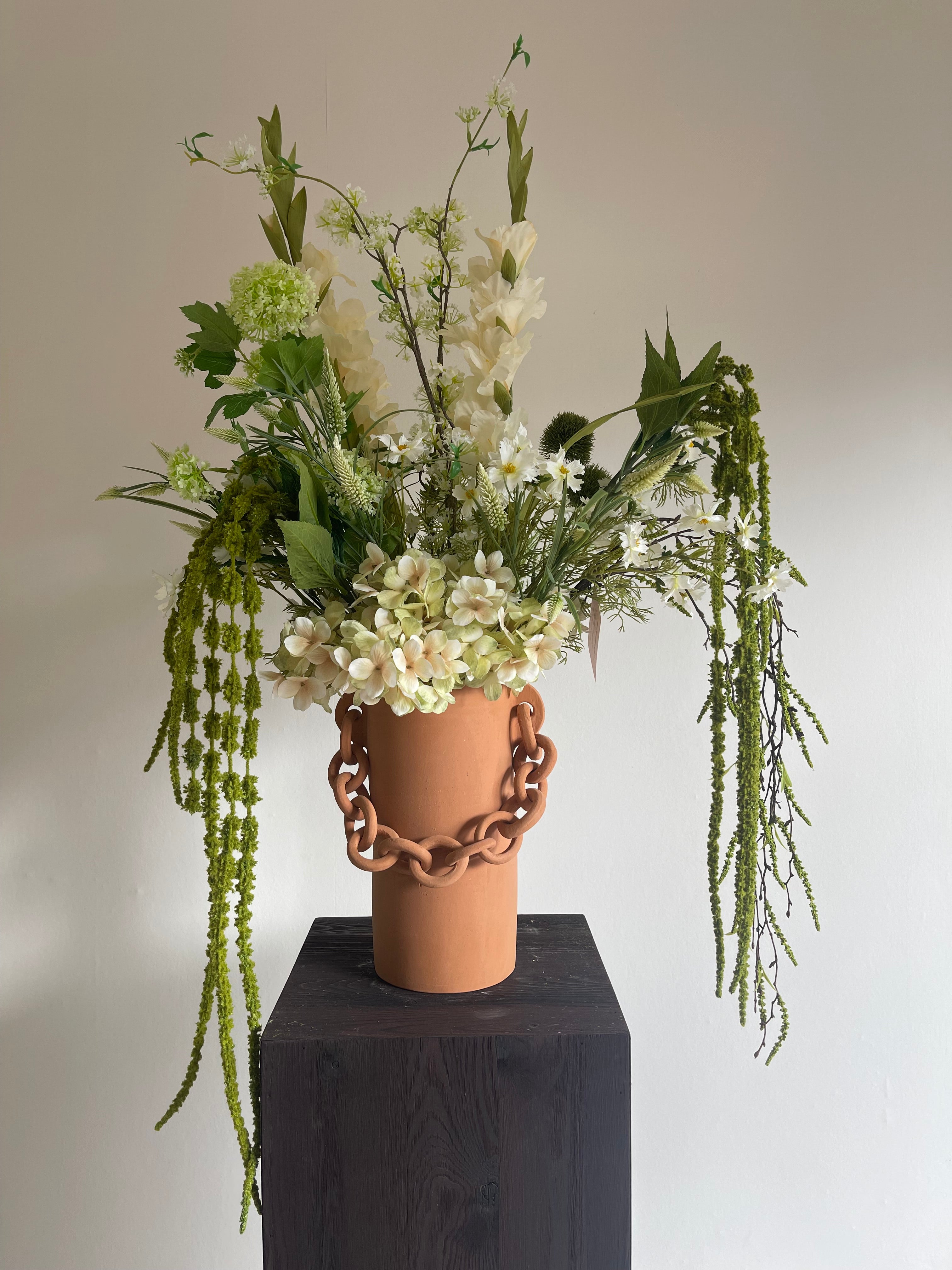 Exclusief zijden boeket met Corsaire vaas – Green Balance