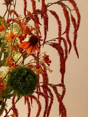Burnt Orange zijden boek detail oranje tinten