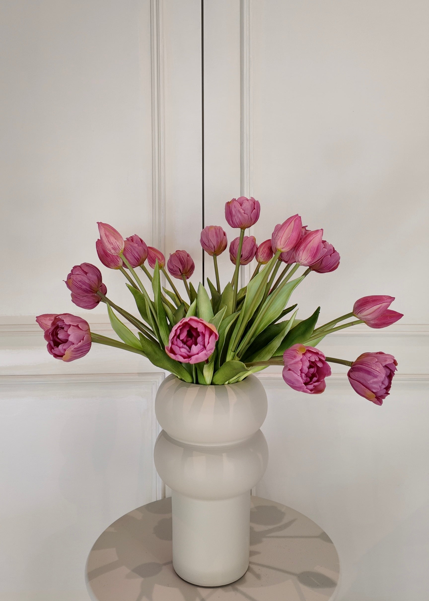 Blush Tulip Serenity met vaas