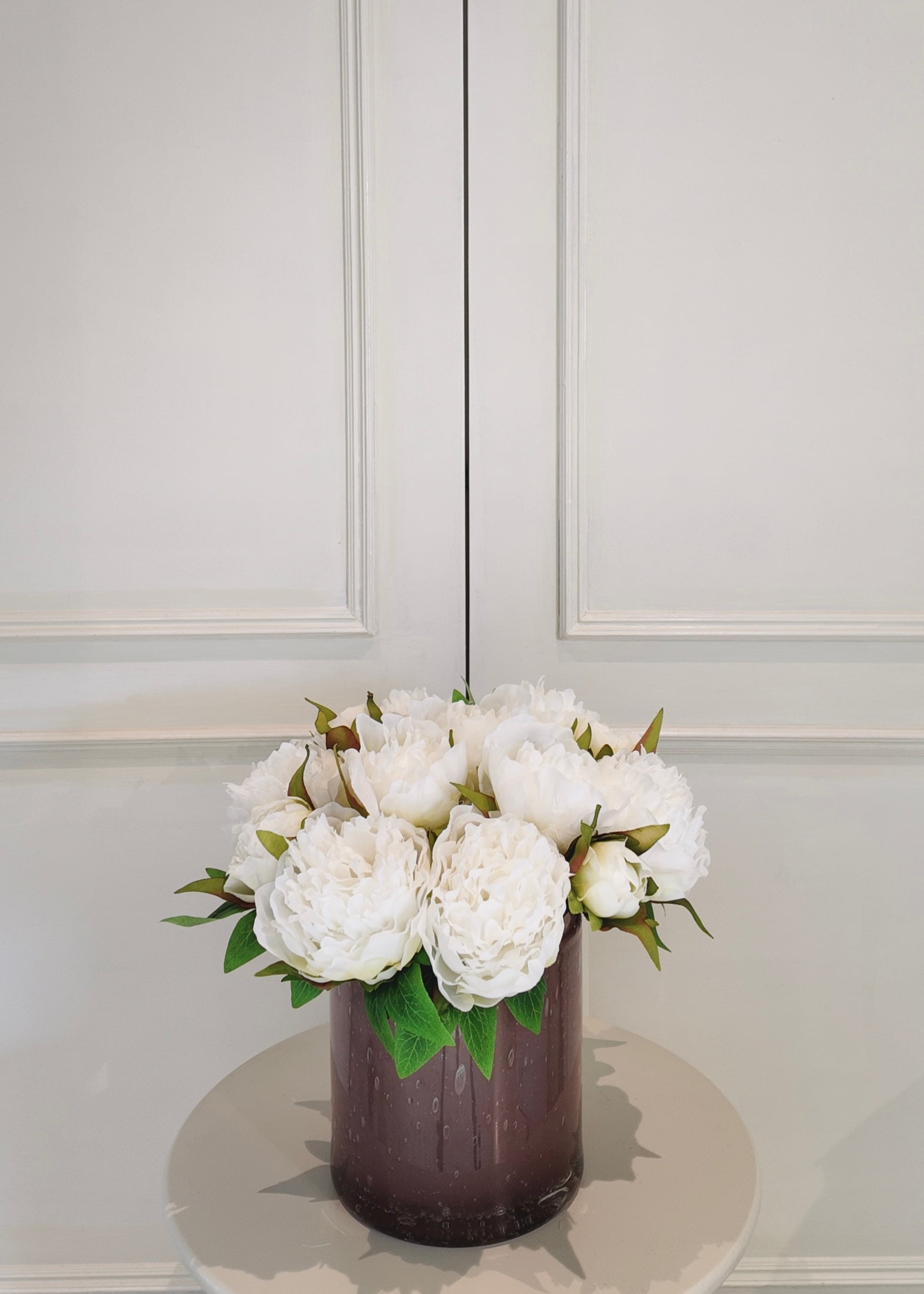 Atelier rose met vaas