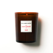 Lola James Harper Rue Saint-Honoré Air Nº213 geurkaars in amberkleurig glas