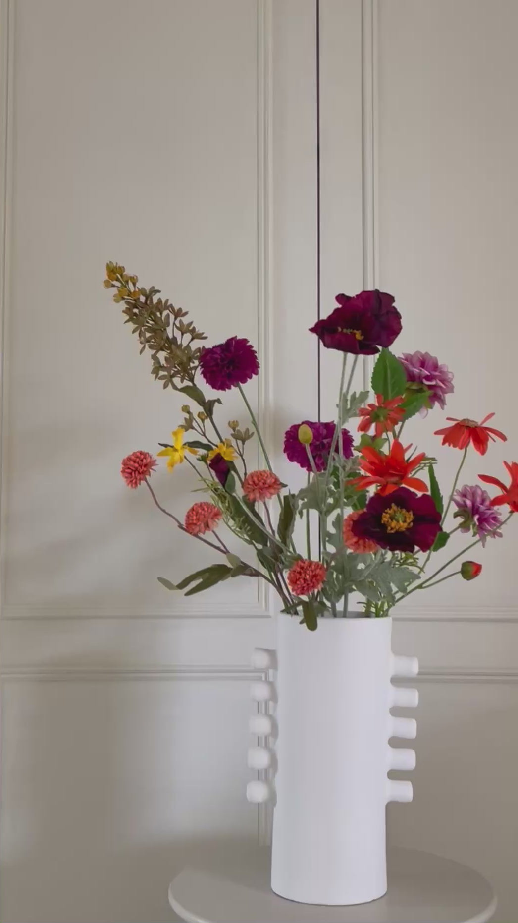 Zijden boeket met vaas Sweater Weather