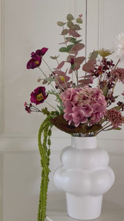 Zijden boeket met vaas Cozy Season